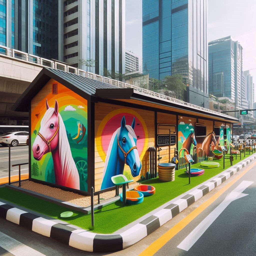 Horse-friendly path concept